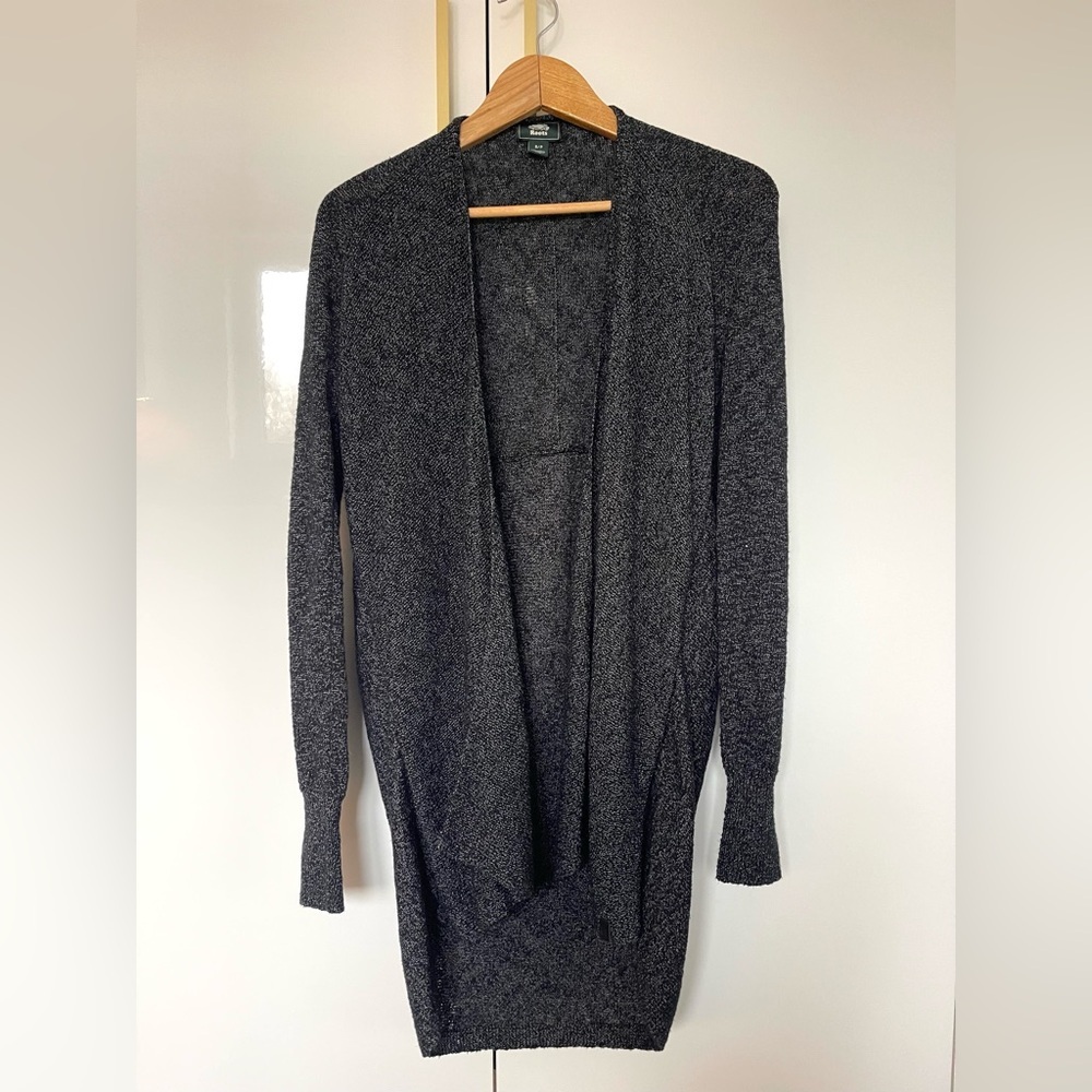 Roots Canada heathered cardigan